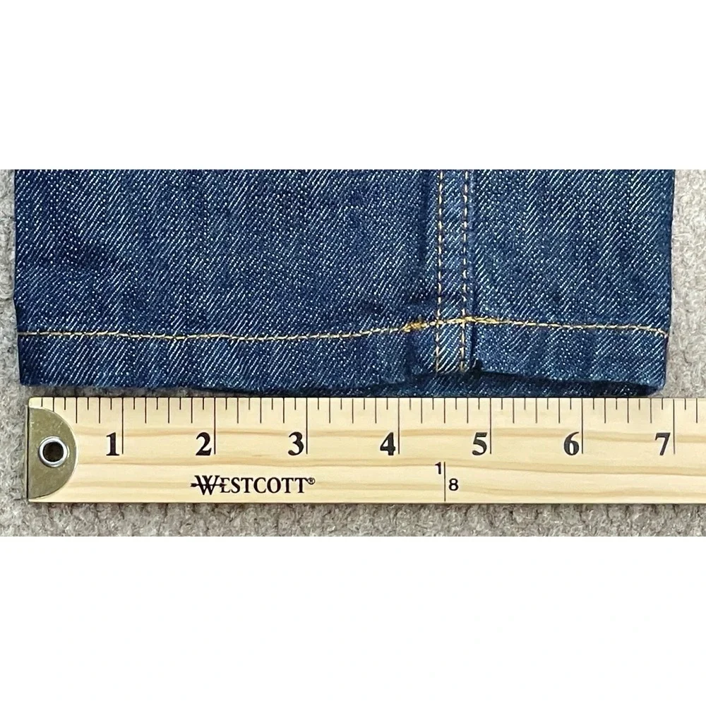 Topman Moto Slim Selvedge Button Fly Men's Denim Jeans Size 26x32